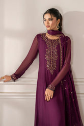 Iznik | Luxury Formal | UE-480 Embroidered Chiffon